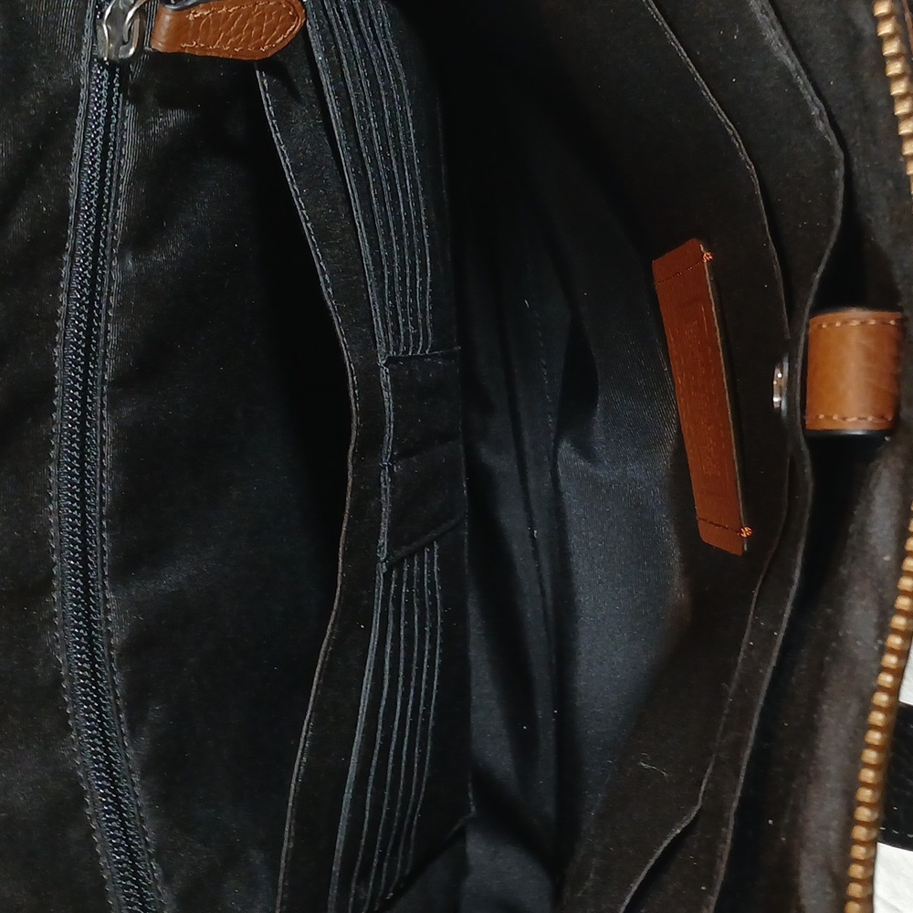 Coach Hamilton Brown Leather Double Zip  Men's Briefcase/ Shoulder Bag - Picture 7 of 16